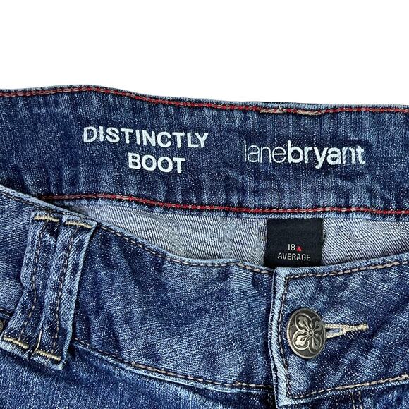 Lane Bryant Distinctly Boot Cut-Right Fit Technology-Red Triangle - 18 Average 1 - Picture 6 of 15